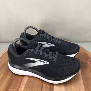 Brooks Ghost 16 Womens Running Shoes Black Size 8 Wide D Cushioned Lightweight